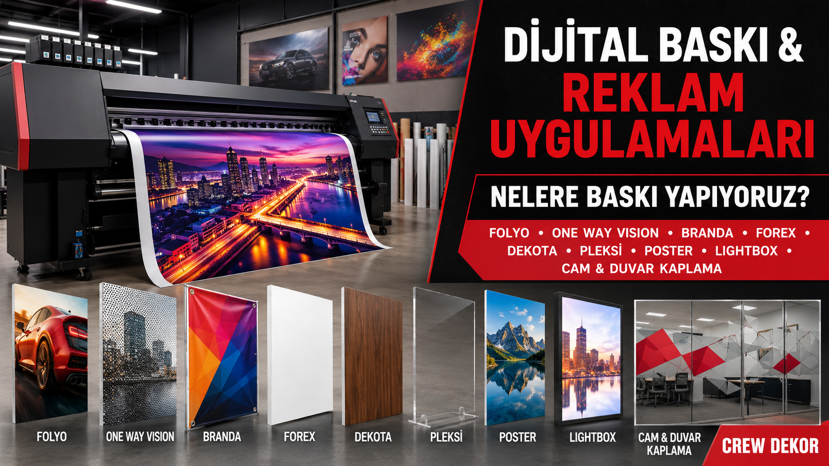 Dijital Baskı ve Reklam Uygulamaları